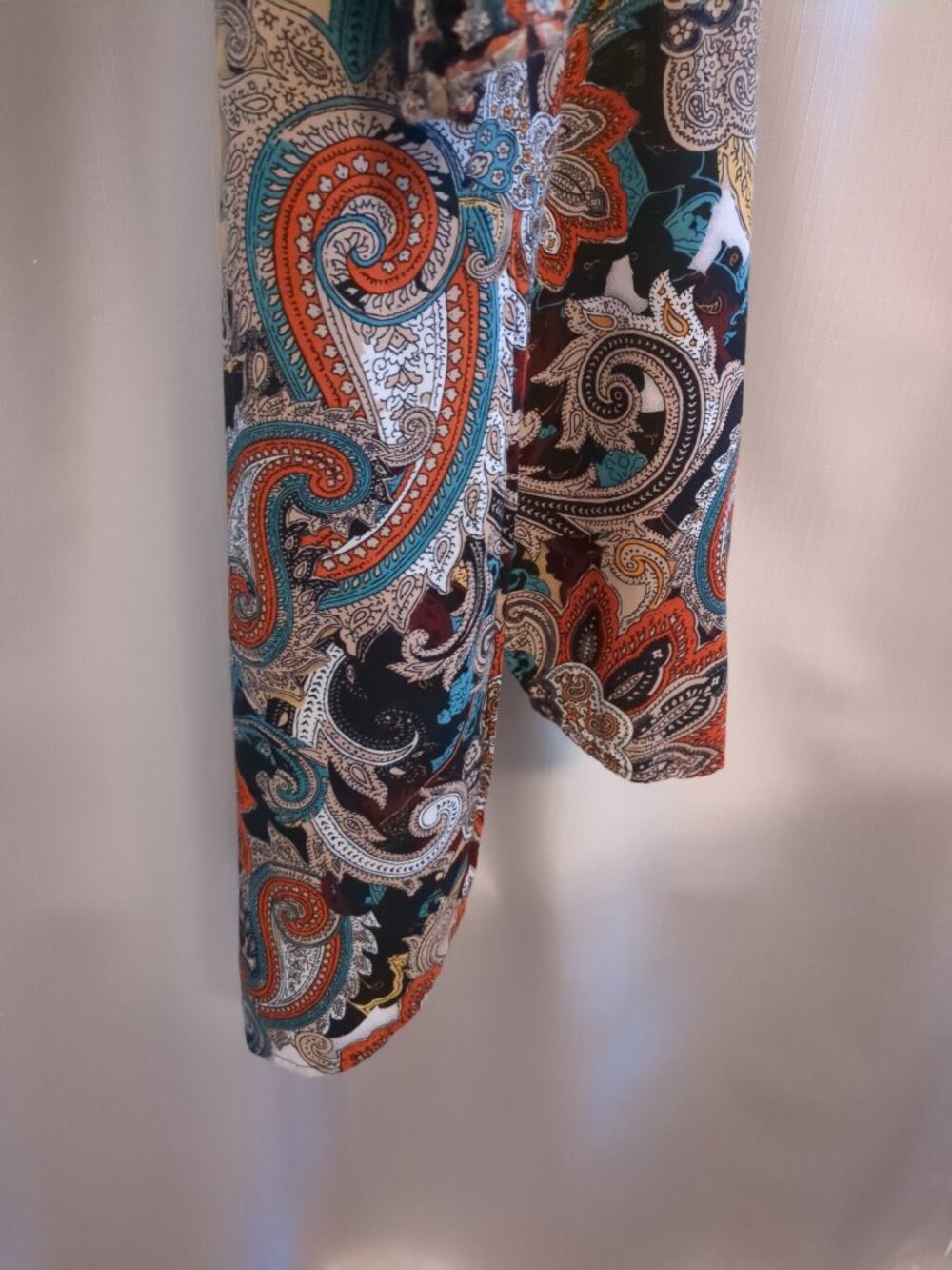 S Boho Fig & Flower 3/4 Sleeve Mini Dress Tunic Top - Picture 10 of 16